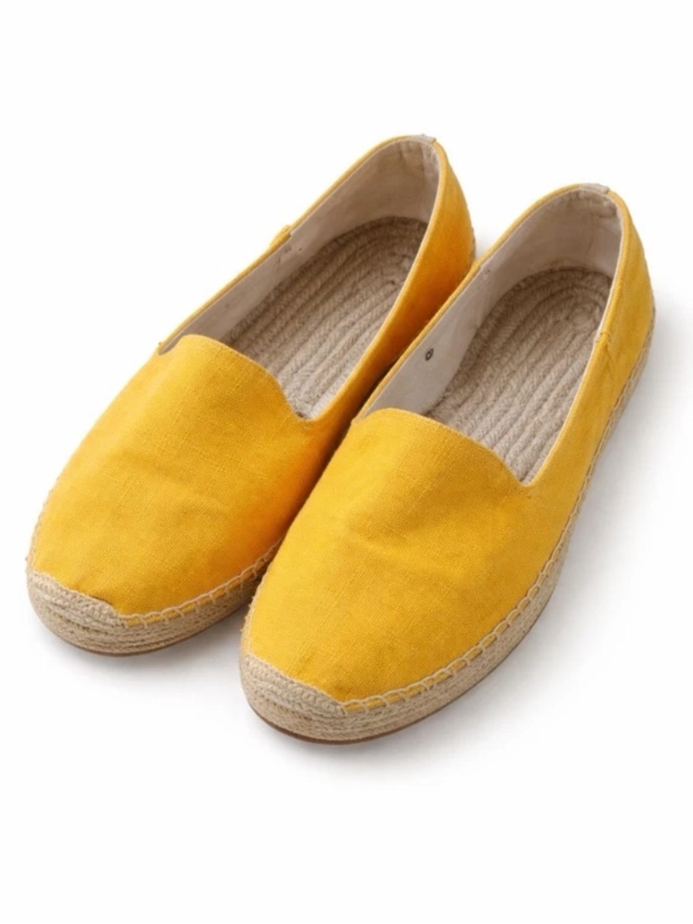 Soludos Yellow Espadrille Flats